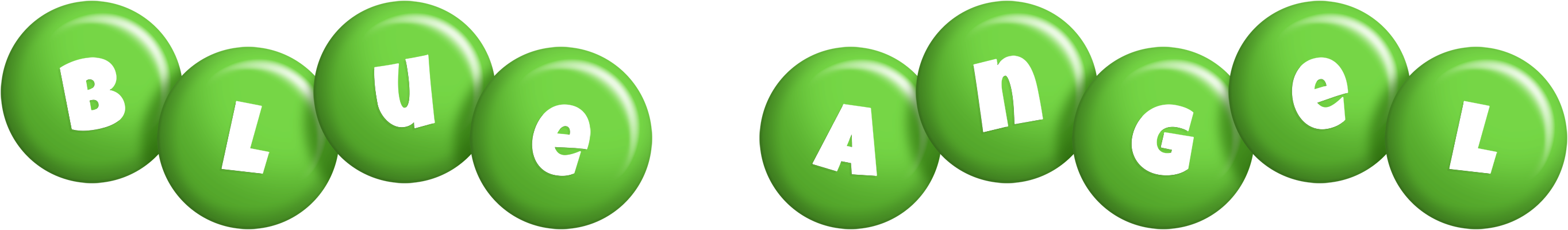 Blue Angel candy-green logo